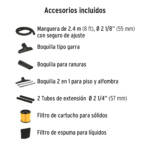 Aspiradora de sólidos y líquidos, 16 gal, acero inox - Image 4