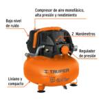 Compresor libre de aceite, 24Lt, 2-2/3hp - Image 2