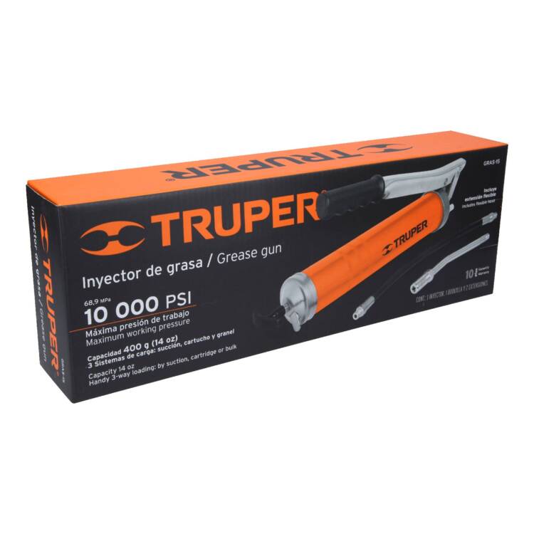 Inyectora de grasa 14 oz, 10000 PSI con grip antiderrapante - Image 6
