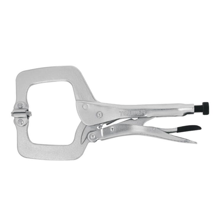 Pinza de presión 11" tipo "C" con mordaza autoajustable