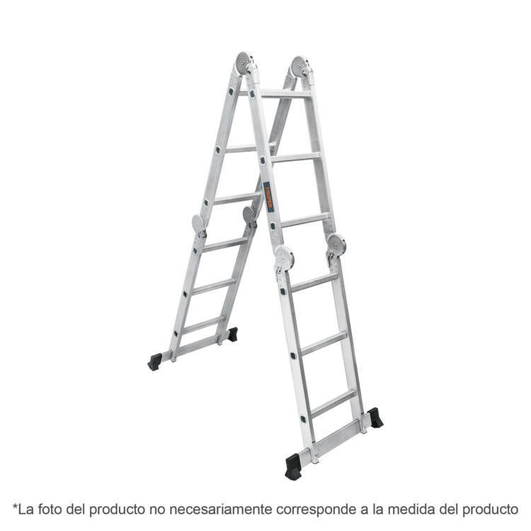 Escalera multiposición 8 peldaños, Tipo I