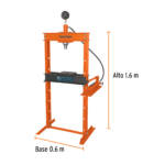 Prensa hidráulica tipo "H" de 12 ton, con pistón. - Image 2