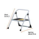 Escalera tubular plegable 1 peldaños - Image 2