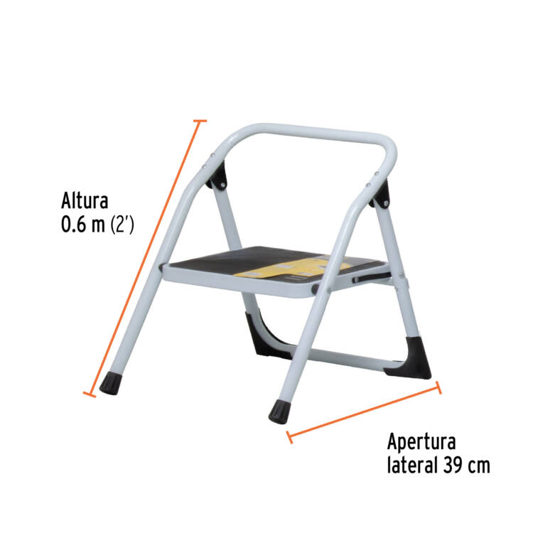 Escalera tubular plegable 1 peldaños - Image 2