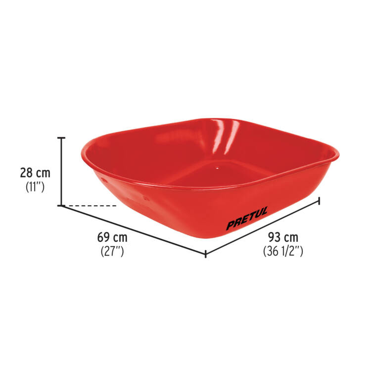 Carretilla 5.5ft3 roja,imponchable, bastidores madera - Image 2
