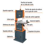 Sierra cinta 14", 1 HP 110/220 V - Image 2