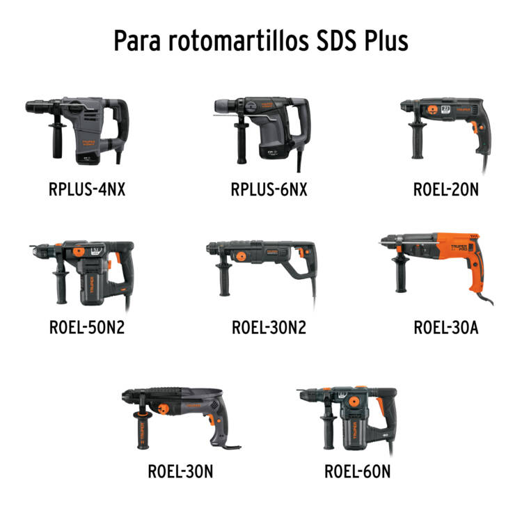 Juego de 15 brocas y cinceles SDS plus en estuche - Image 3