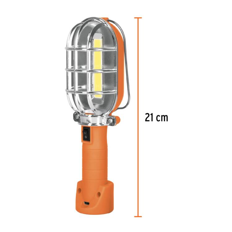 Lámpara LED 280 lm de taller, recargable - Image 3