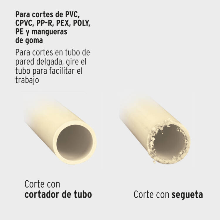 Cortador de tubo de plástico, capacidad corte 3/4" - Image 4