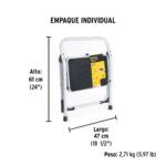 Escalera tubular plegable 1 peldaños - Image 4