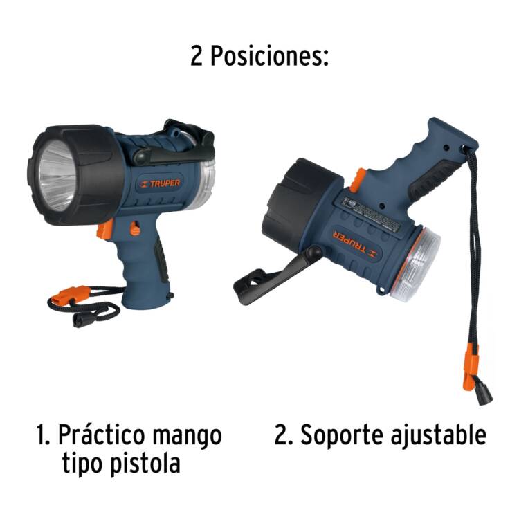 Linterna reflectora LED 300 lm recargable bateria de ion litio - Image 5