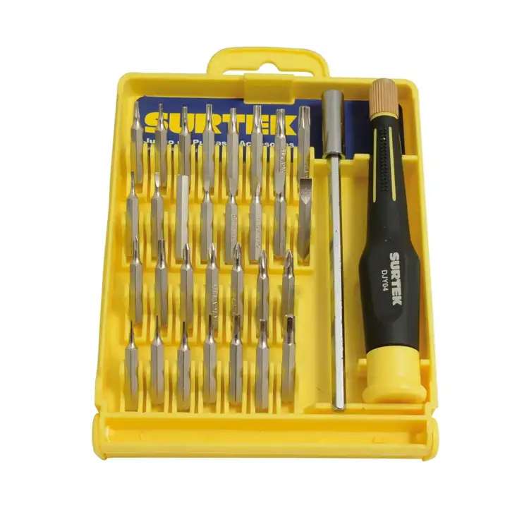 Juego de destornilladores de precisión con puntas combinadas, 32 piezas Surtek - Image 2