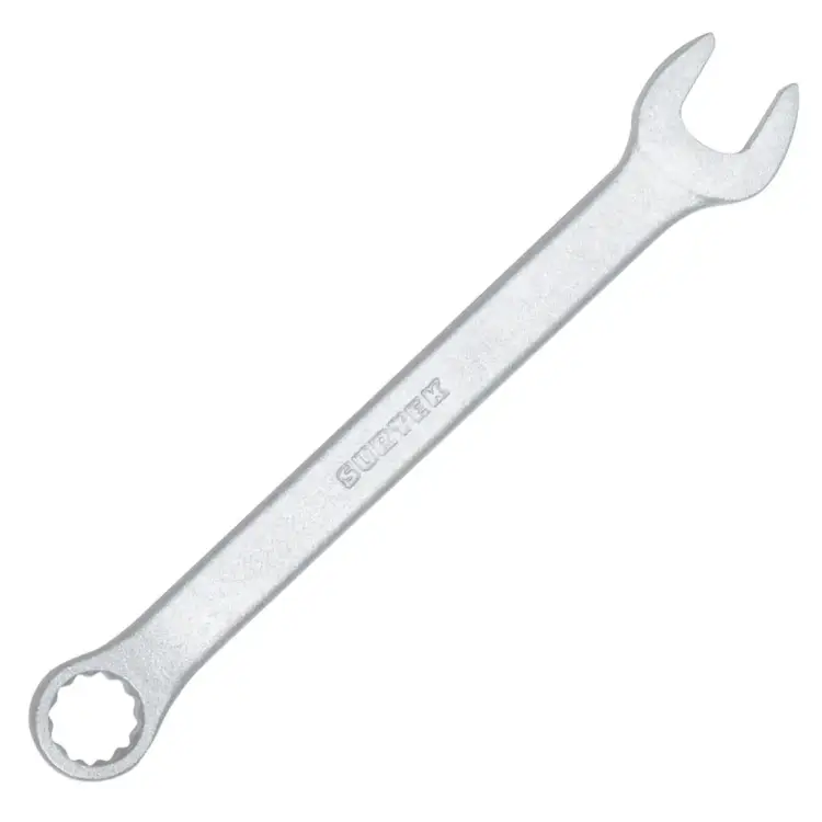 Llave combinada satinada en pulgadas, 12 puntas, 3/8" Surtek