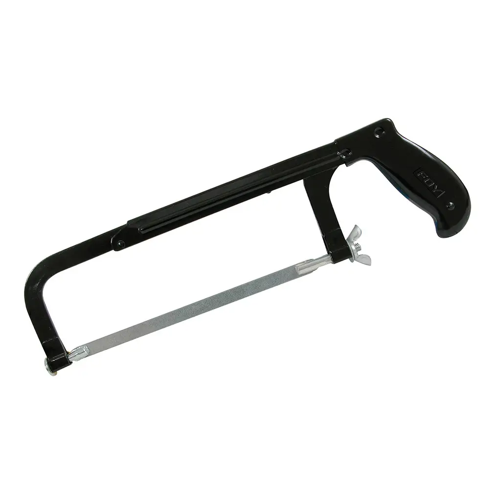Arco de segueta ajustable con mango de plástico 10" -12" Foy