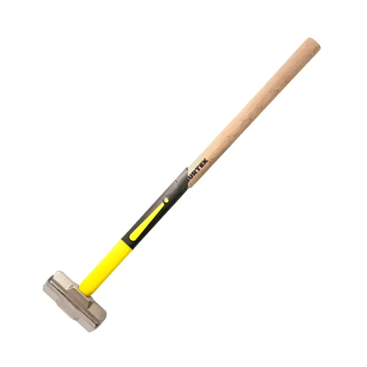 Maceta octagonal cabeza forjada con mango largo de fibra de vidrio de 36", 6 lb Surtek - Image 2